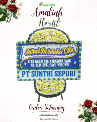 Papan Bunga Duka di Pasar Ambacang